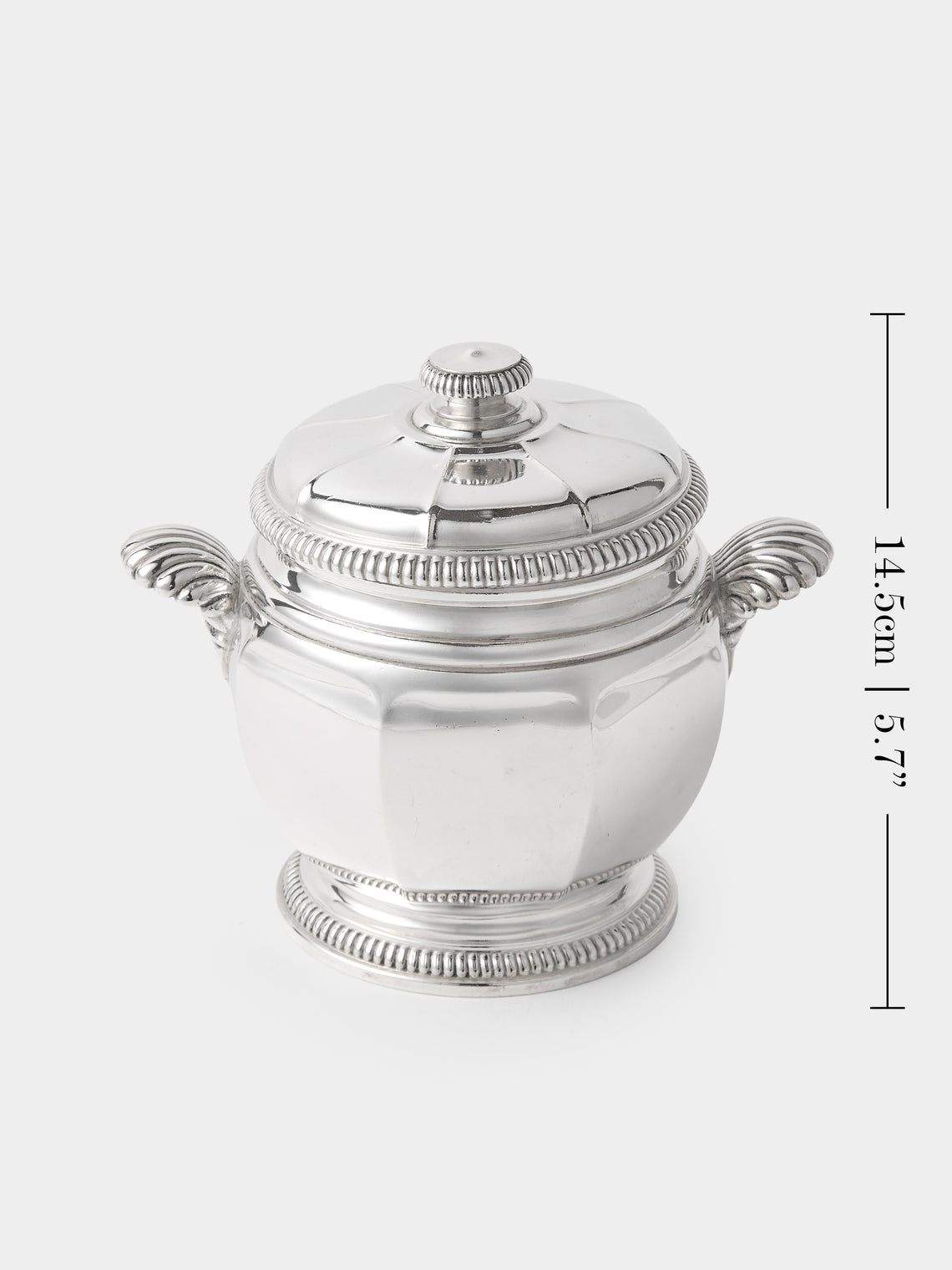 Antique and Vintage - 1930s Silver-Plated Sugar Bowl - Silver - ABASK