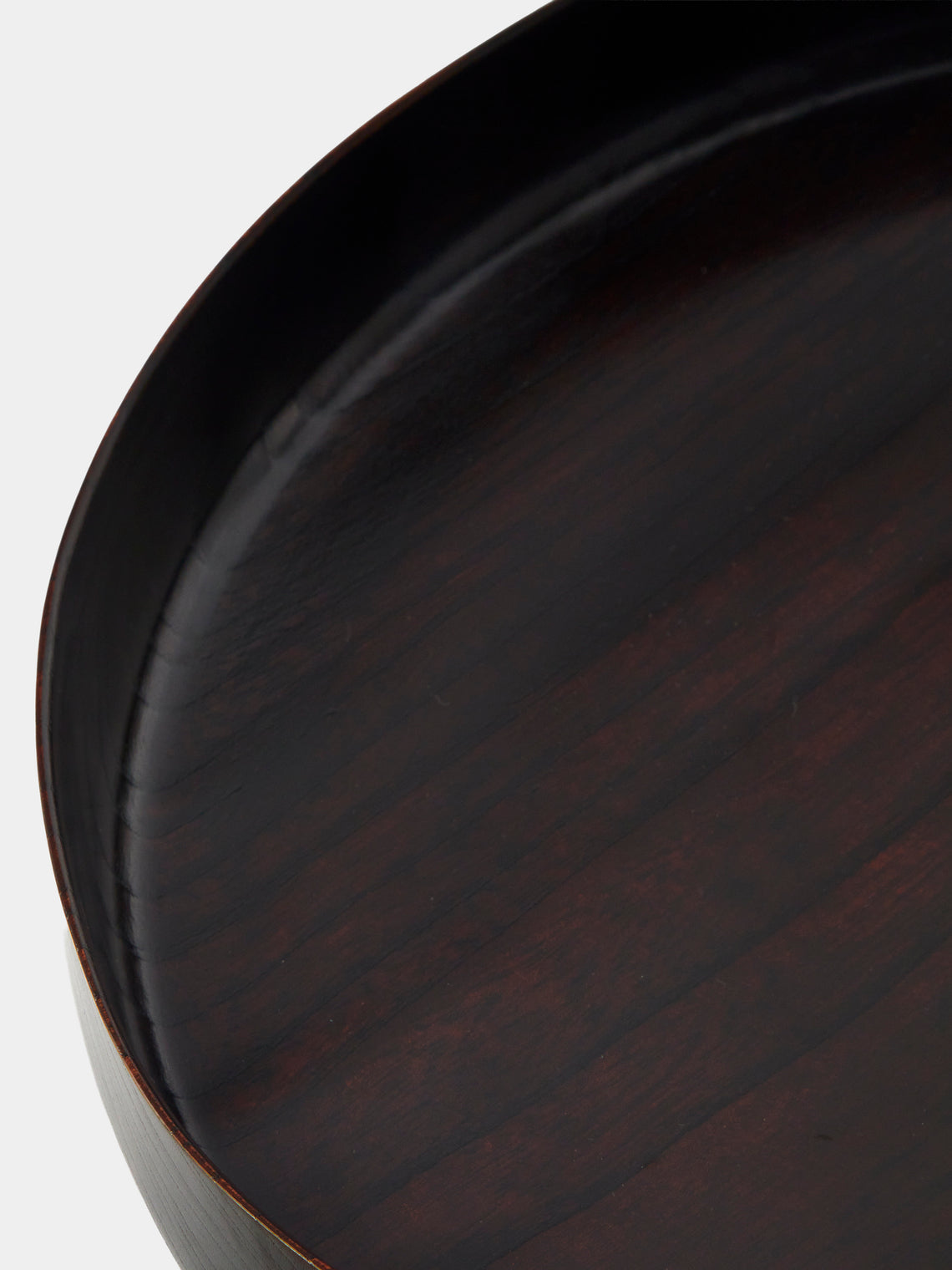 Suk Keun Kang - Hamji Ottchil Wood Low Bowl - Brown - ABASK