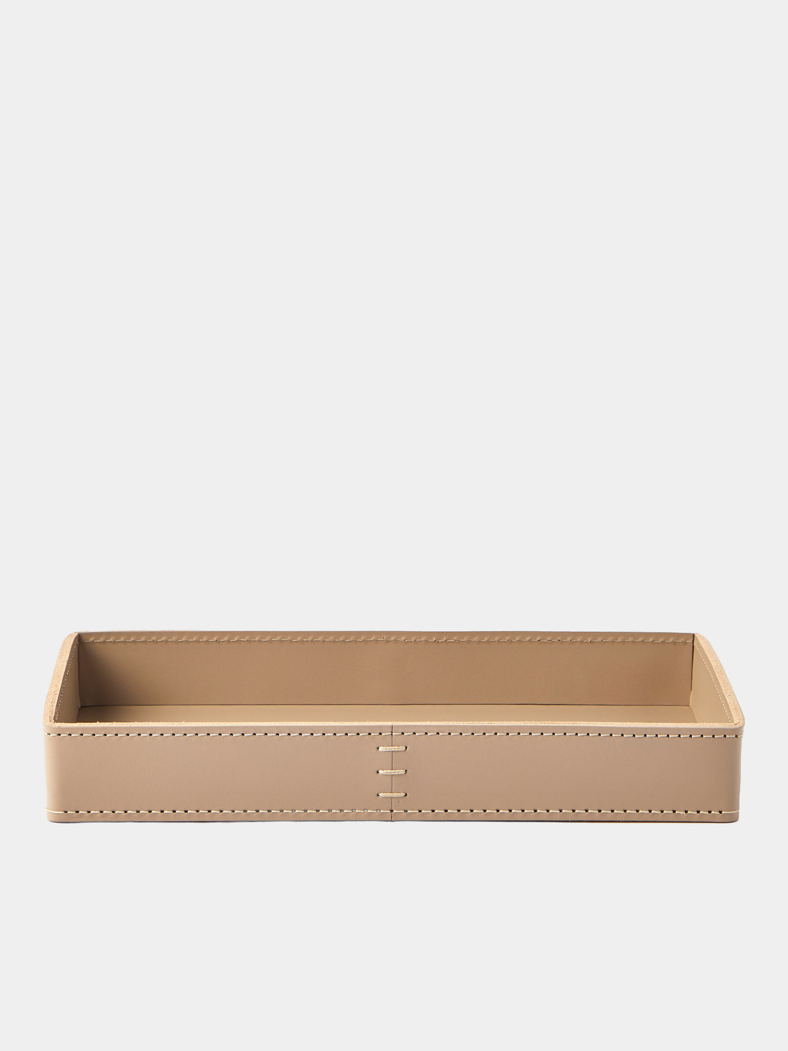 Rabitti 1969 - Todi Leather Valet Tray (10in/25cm) - Cream - ABASK