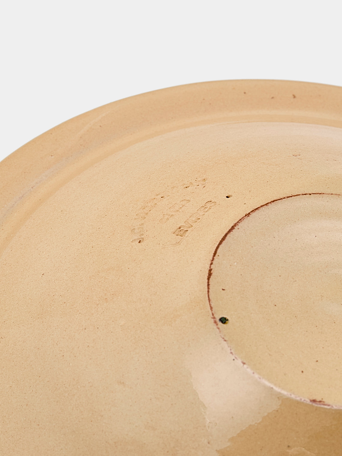 Poterie d’Évires - Flowers Hand-Painted Ceramic Small Serving Bowl - Cream - ABASK