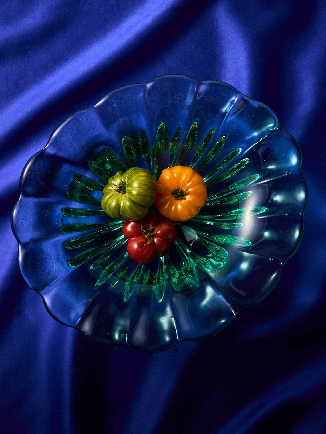 Antique and Vintage - 1942 Flavio Poli for Seguso Vetri d’Arte Murano Glass Centerpiece - Clear - ABASK