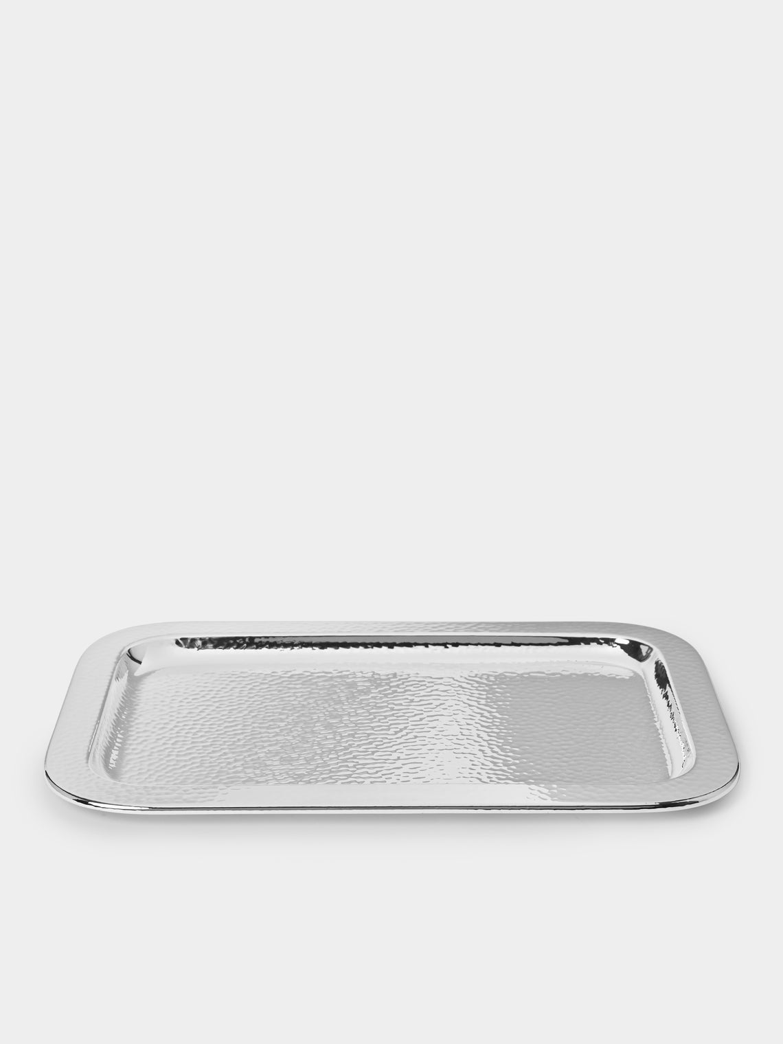 Robbe & Berking - Martelé Silver-Plated Tray (12in/31cm) - Silver - ABASK