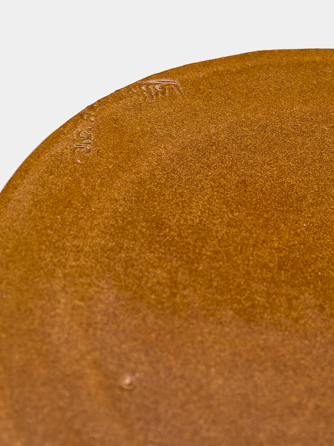 Poterie d’Évires - Flowers Hand-Painted Ceramic Round Pie Dish - Cream - ABASK