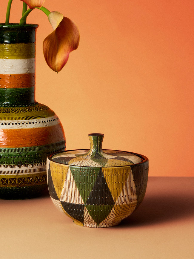 Bitossi Ceramiche - 1957 Seta Ceramic Lidded Box - Multiple - ABASK