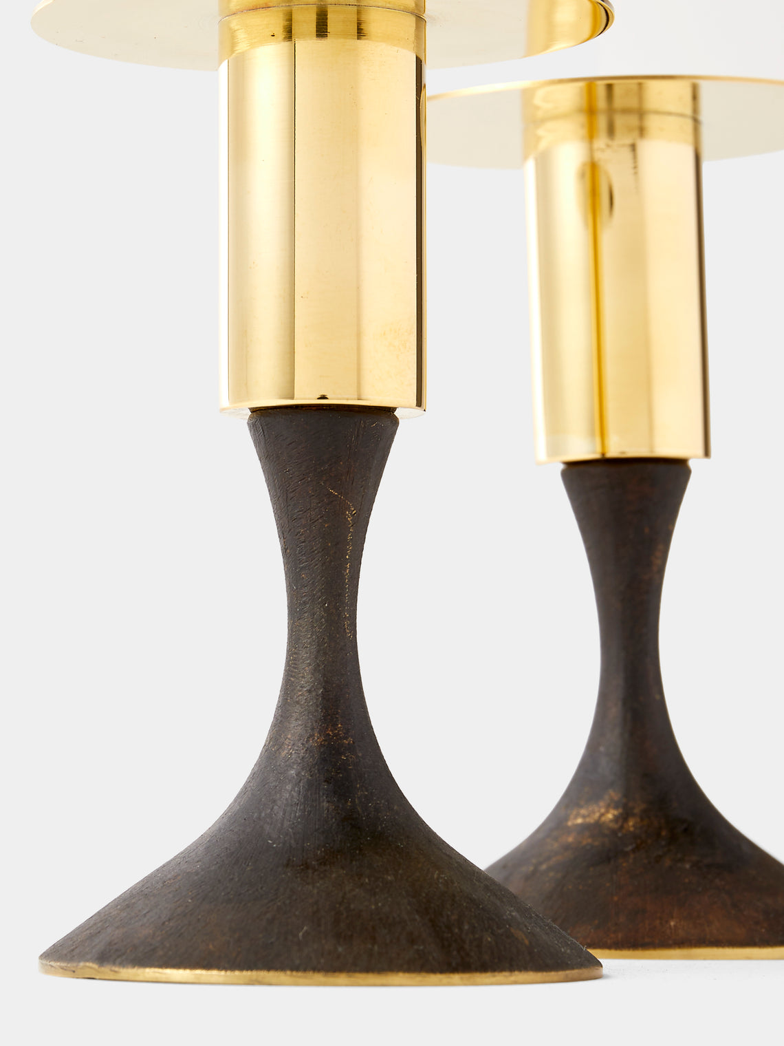 Carl Auböck - Brass Candle Holders (Set of 2) - Black - ABASK