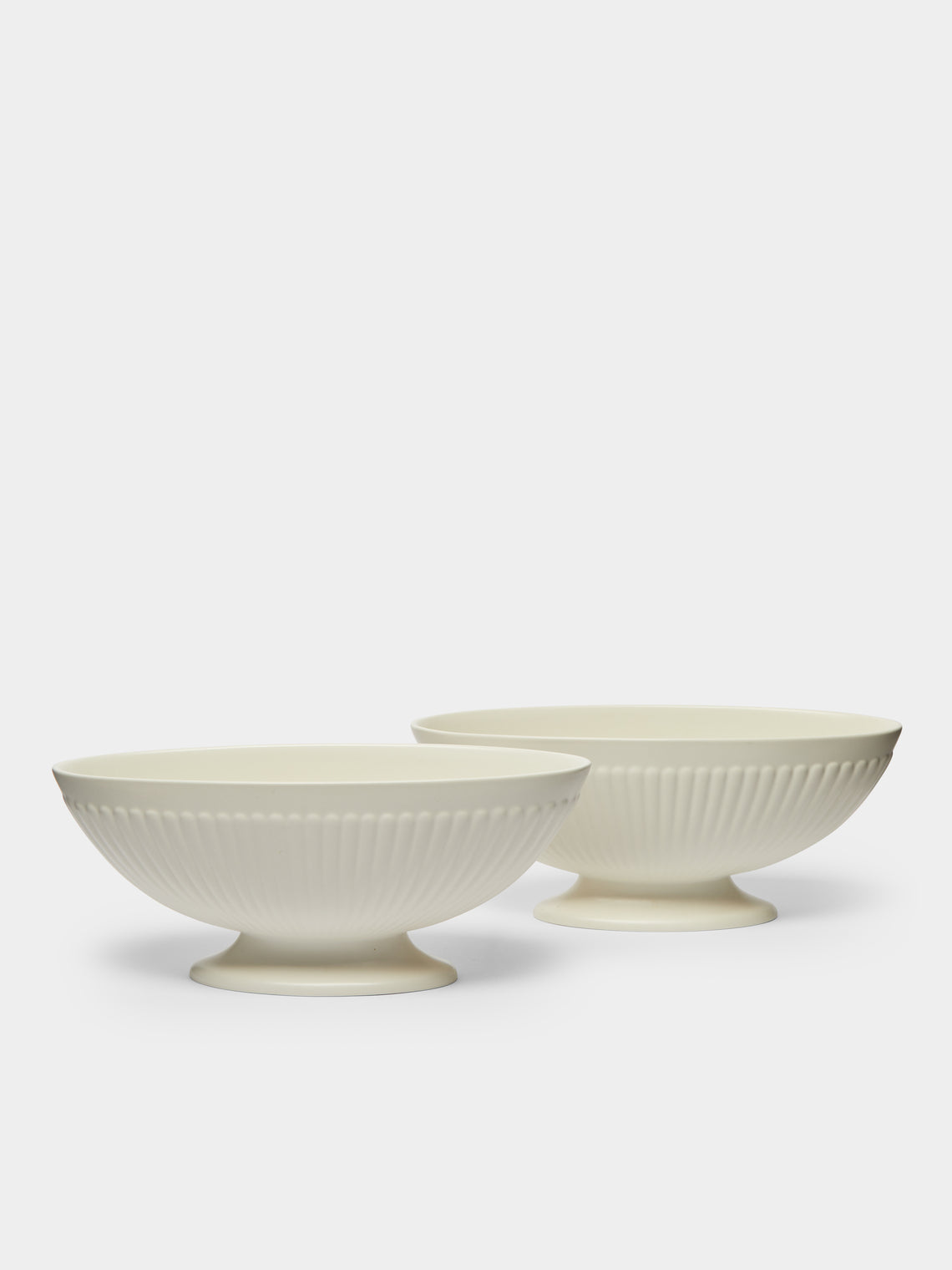 Antique and Vintage - 1930-1940 Ribbed Mantle Vase (Set of 2) -  - ABASK - 