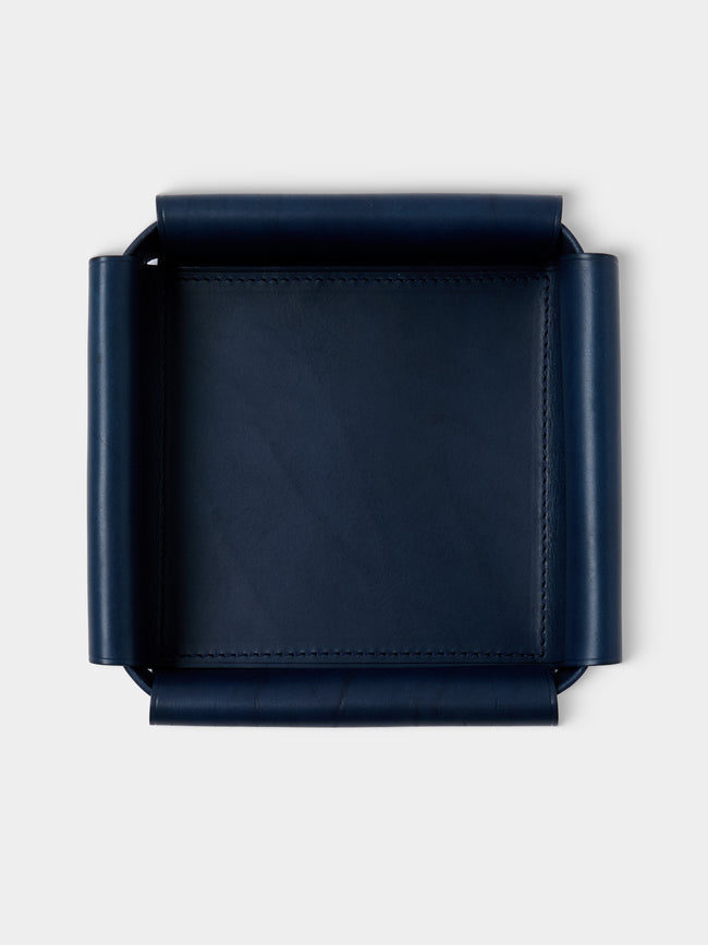 Otzi Studio - Assembly Leather Valet Tray (10in/26cm) - Blue - ABASK - 