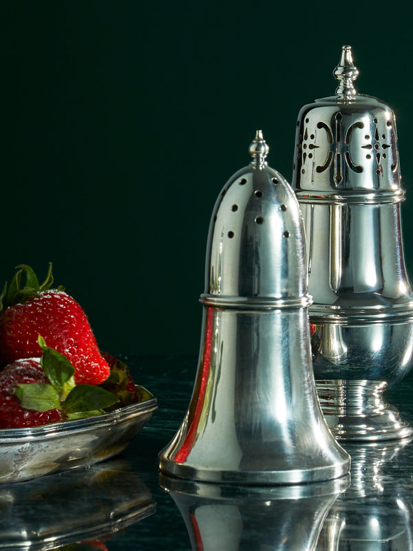 Antique and Vintage - 1900s Silver-Plated Sugar Shaker -  - ABASK