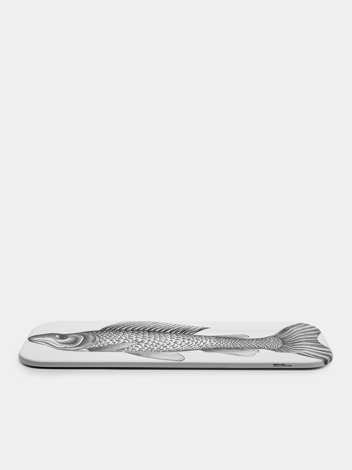 Fornasetti - Pesce Wood Tray - Black - ABASK