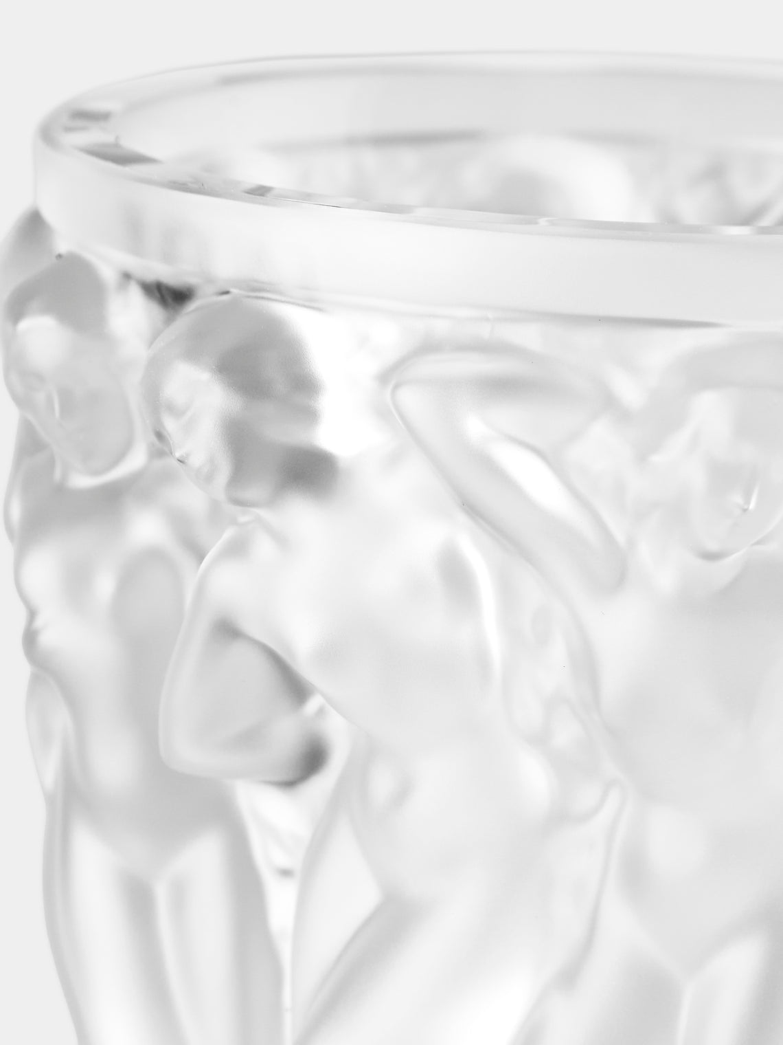 Lalique - Bacchantes Crystal Vase (5.5in/14.5cm) - Clear - ABASK