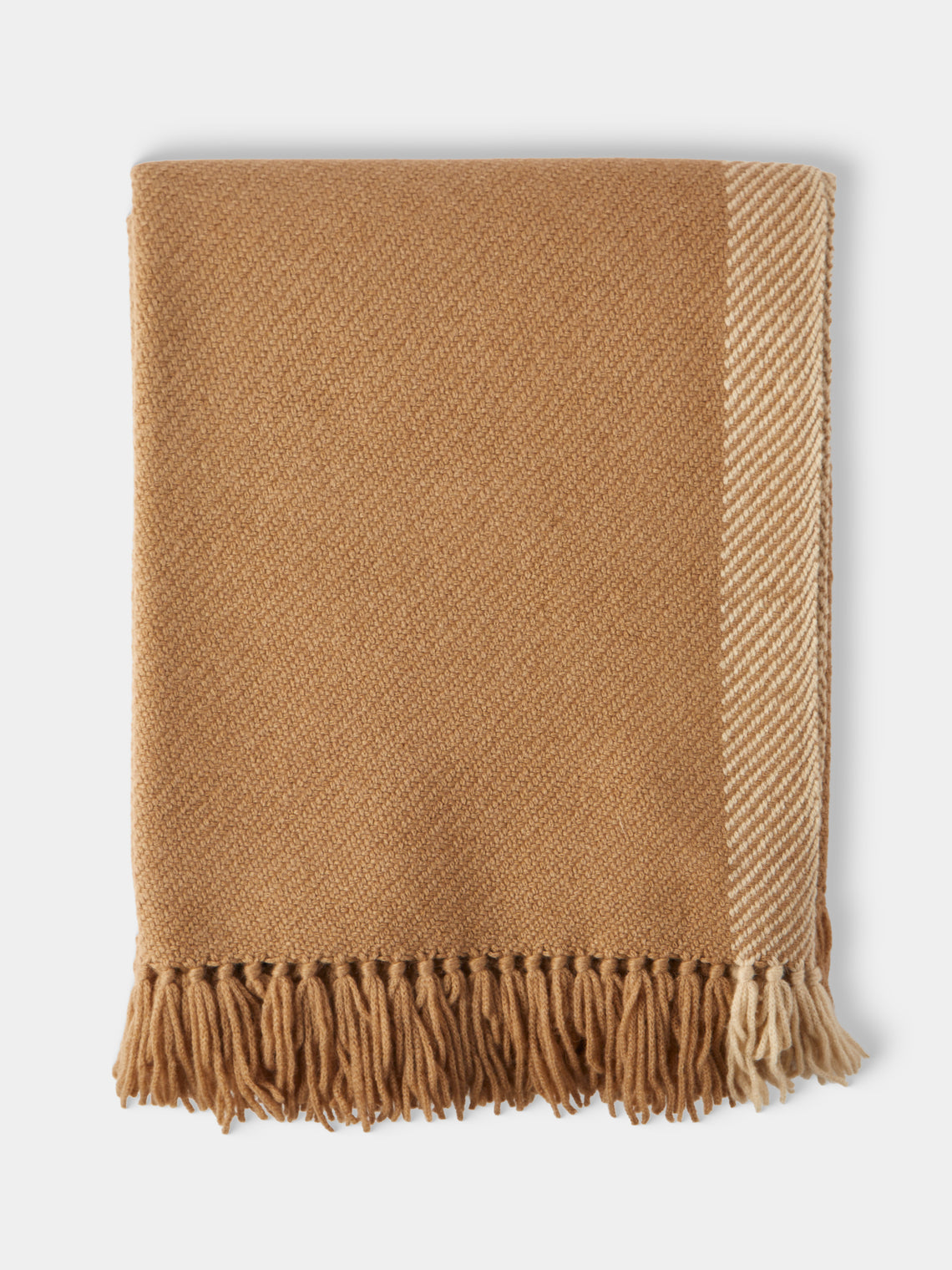 Alonpi - Kira Camel Hair Throw (72in/1.8m) - Orange - ABASK