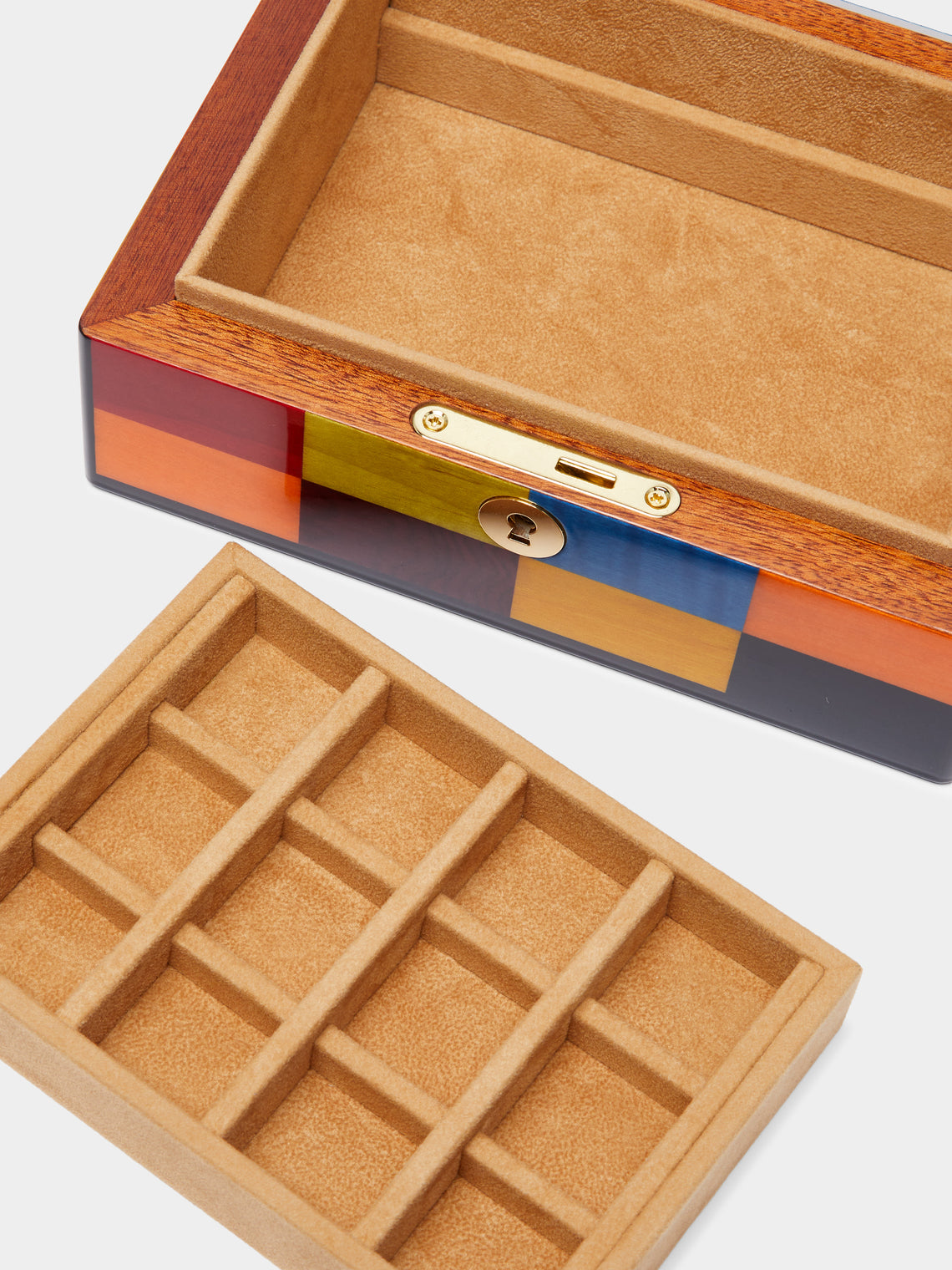 Venezia Rialto Wood Inlay Jewelry Box