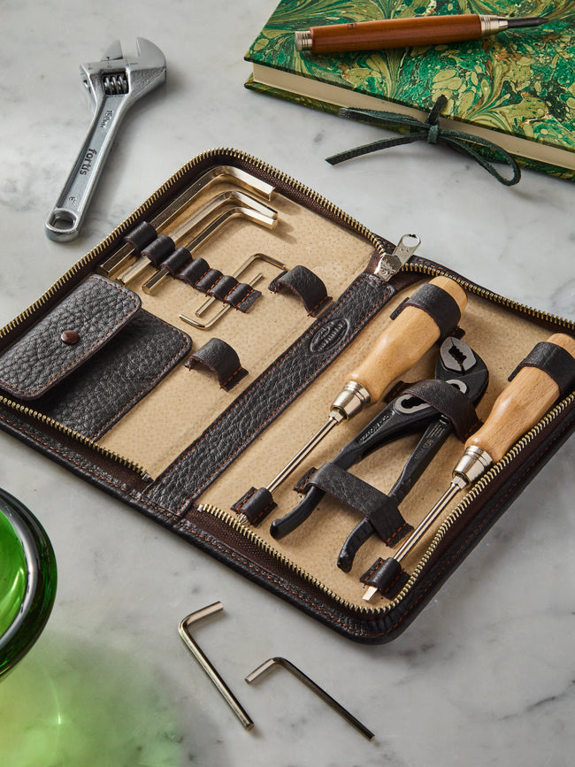 F. Hammann - Leather Toolkit - Brown - ABASK