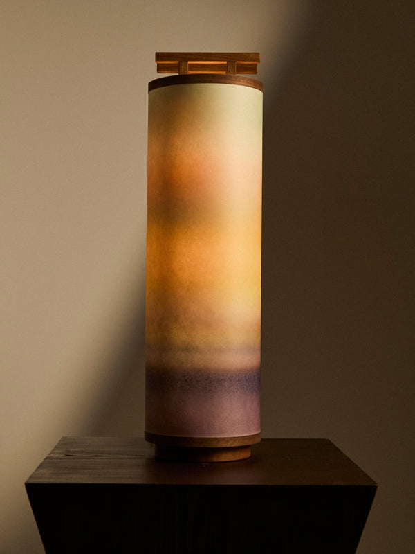 Maxime Prange - Torii Walnut and Washi Paper Large Table Lamp - Multiple - ABASK