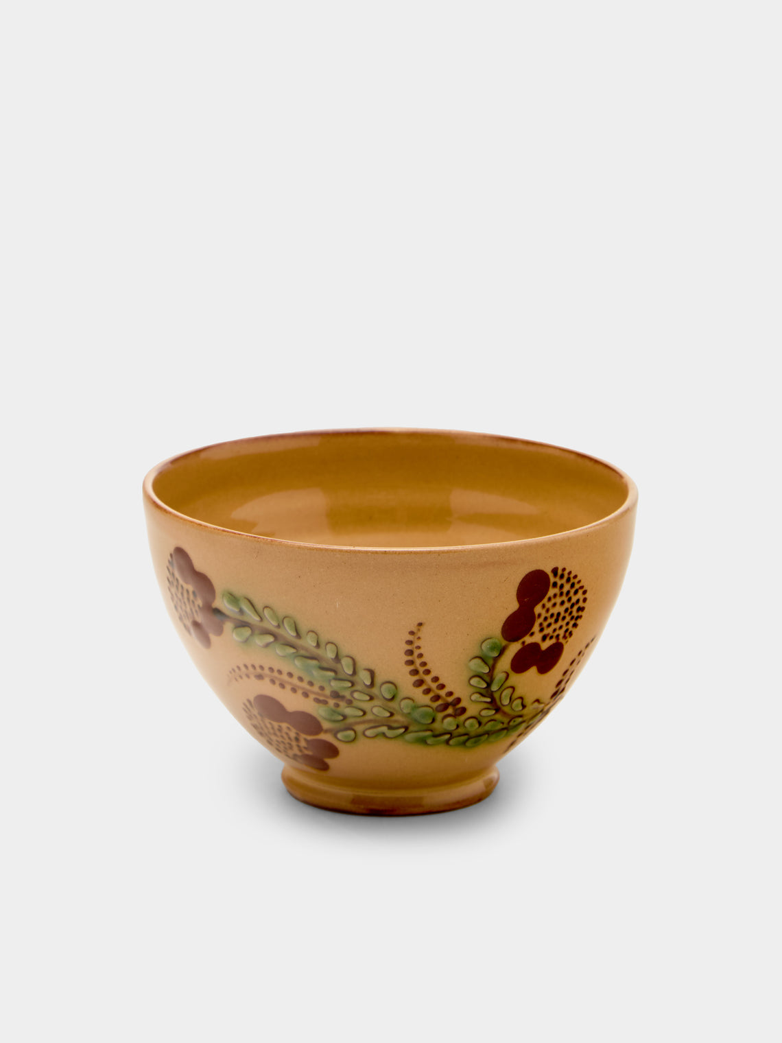 Poterie d’Évires - Flowers Hand-Painted Ceramic Bowls (Set of 6) - Multiple - ABASK