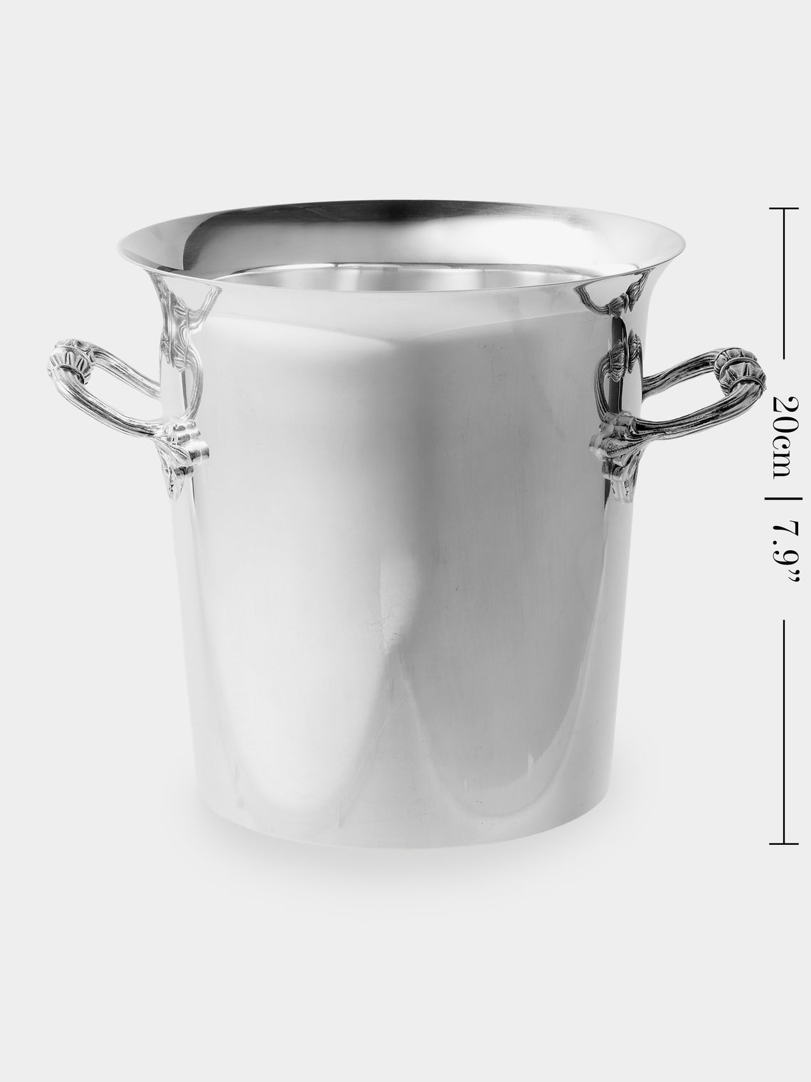 Antique and Vintage - Mid-Century Silver-Plated Champagne Bucket - Silver - ABASK