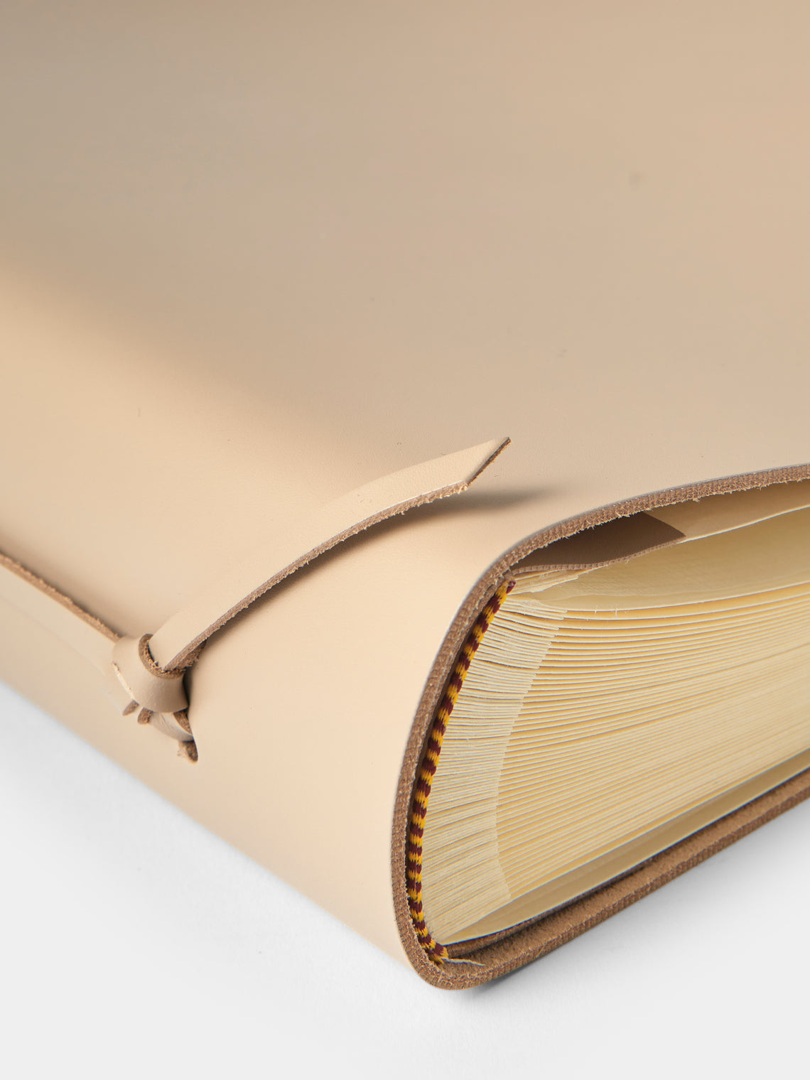 Rabitti 1969 - Legacci Leather Large Photo Album - Cream - ABASK