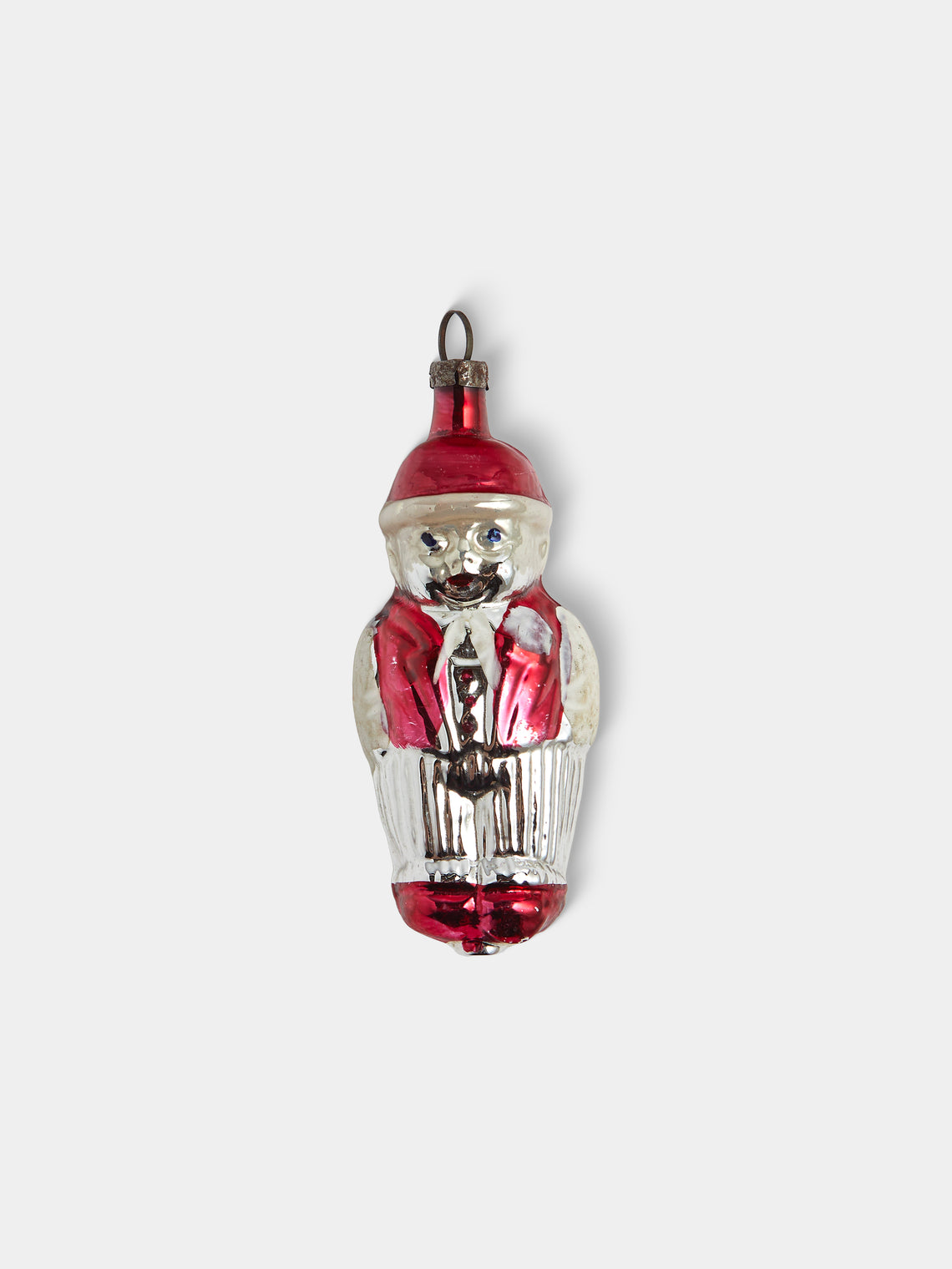 Antique and Vintage - Early-20th-Century Christmas Glass Baubles (Set of 12) - Red - ABASK