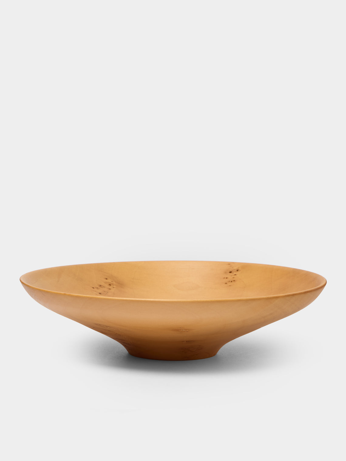 Thursday Furniture - Hand-Turned Ginkgo Footed Bowl - Natural - ABASK - 