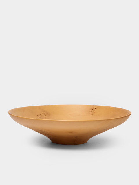 Thursday Furniture - Hand-Turned Ginkgo Footed Bowl - Natural - ABASK - 
