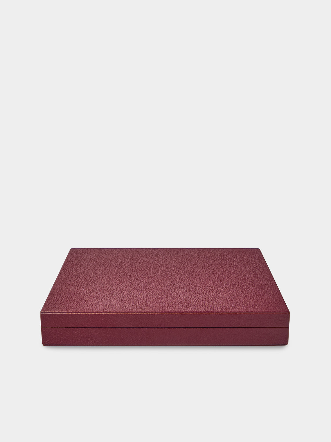 Belotier - Leather Poker Set - Burgundy - ABASK