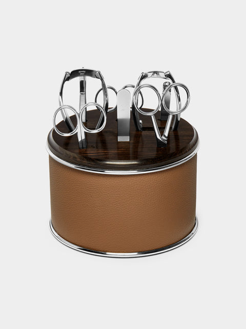 Lorenzi Milano - Leather Manicure Set -  - ABASK - 