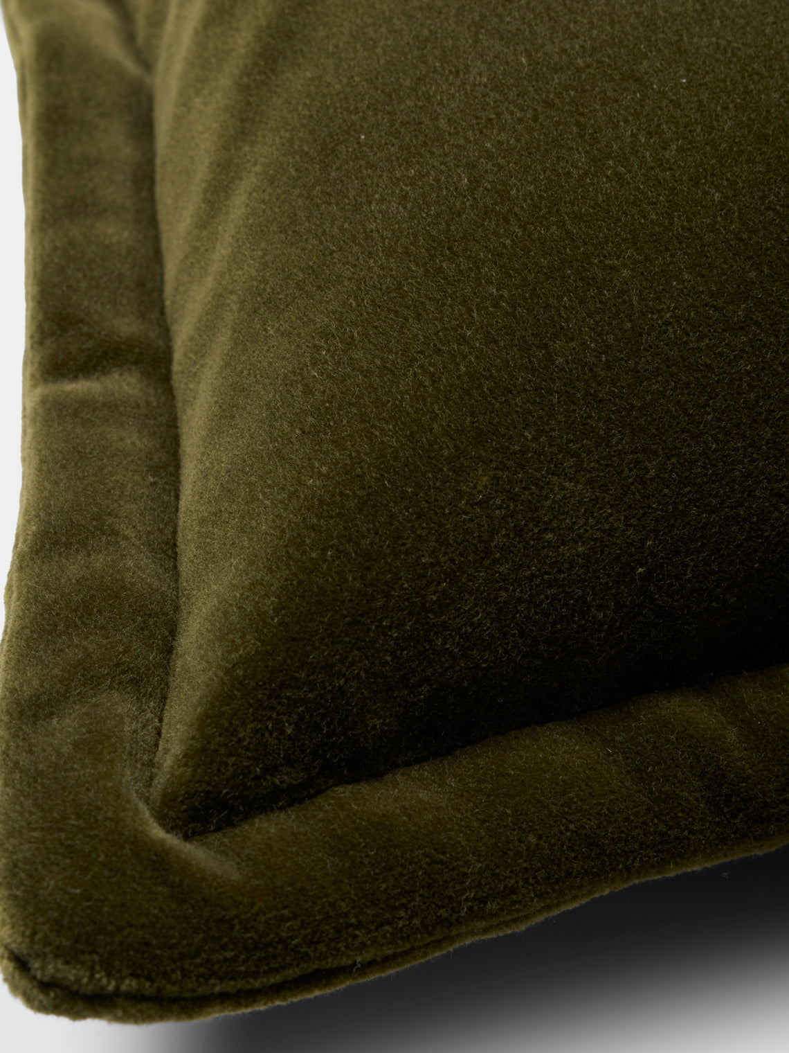 de Le Cuona - Vienna Cotton Pillow (21.5in/55cm) - Green - ABASK