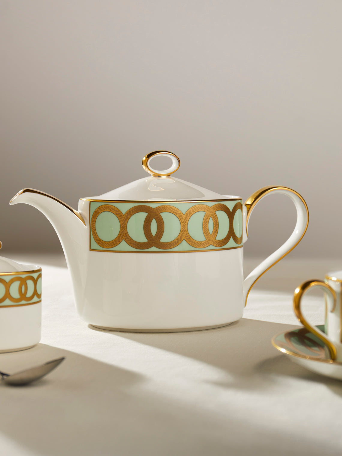 Royal Crown Derby - Riviera Dream Hand-Painted Bone China Collection - Green - ABASK