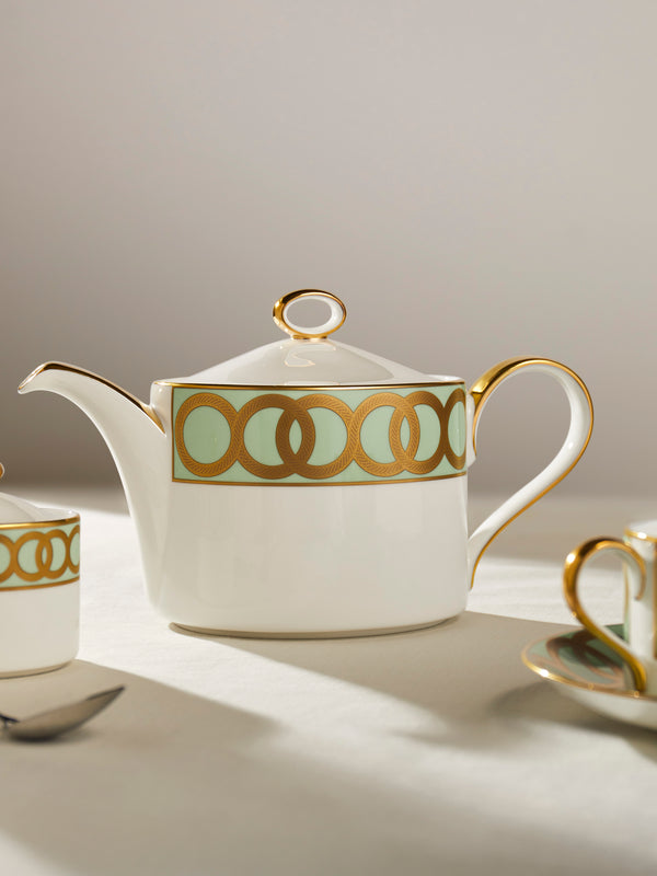 Royal Crown Derby - Riviera Dream Hand-Painted Bone China Collection - Green - ABASK