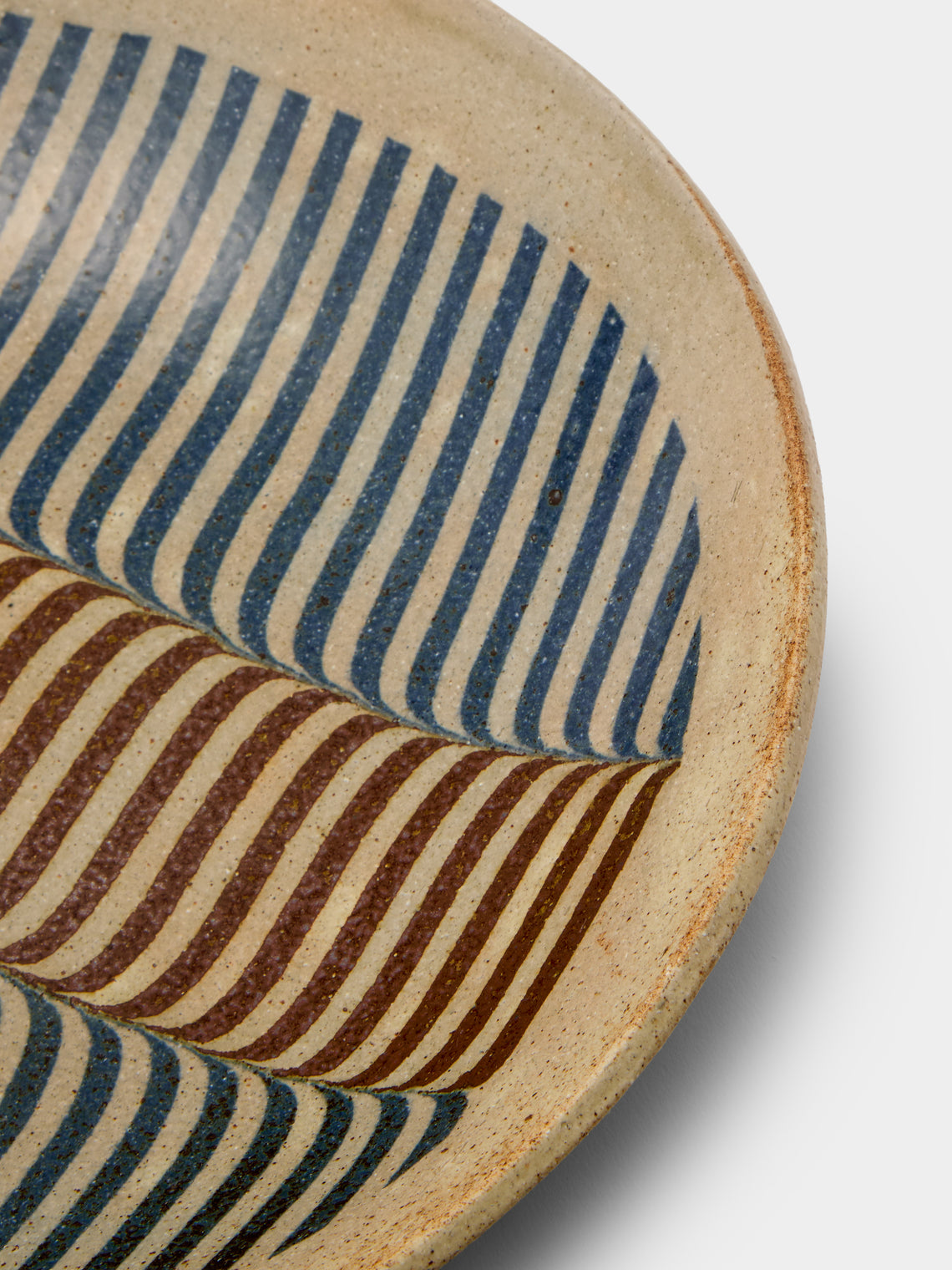 Makidani-gama - Nerikomi Ceramic Serving Plates – 12in/30cm (Set of 2) - Multiple - ABASK