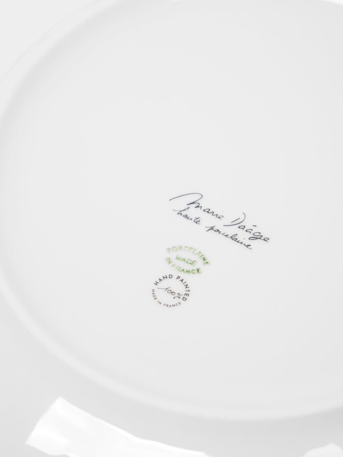 Marie Daage - Jardin d'Arashiyama Hand-Painted Porcelain Dinner Plate (10.5in/26.5cm) - White - ABASK