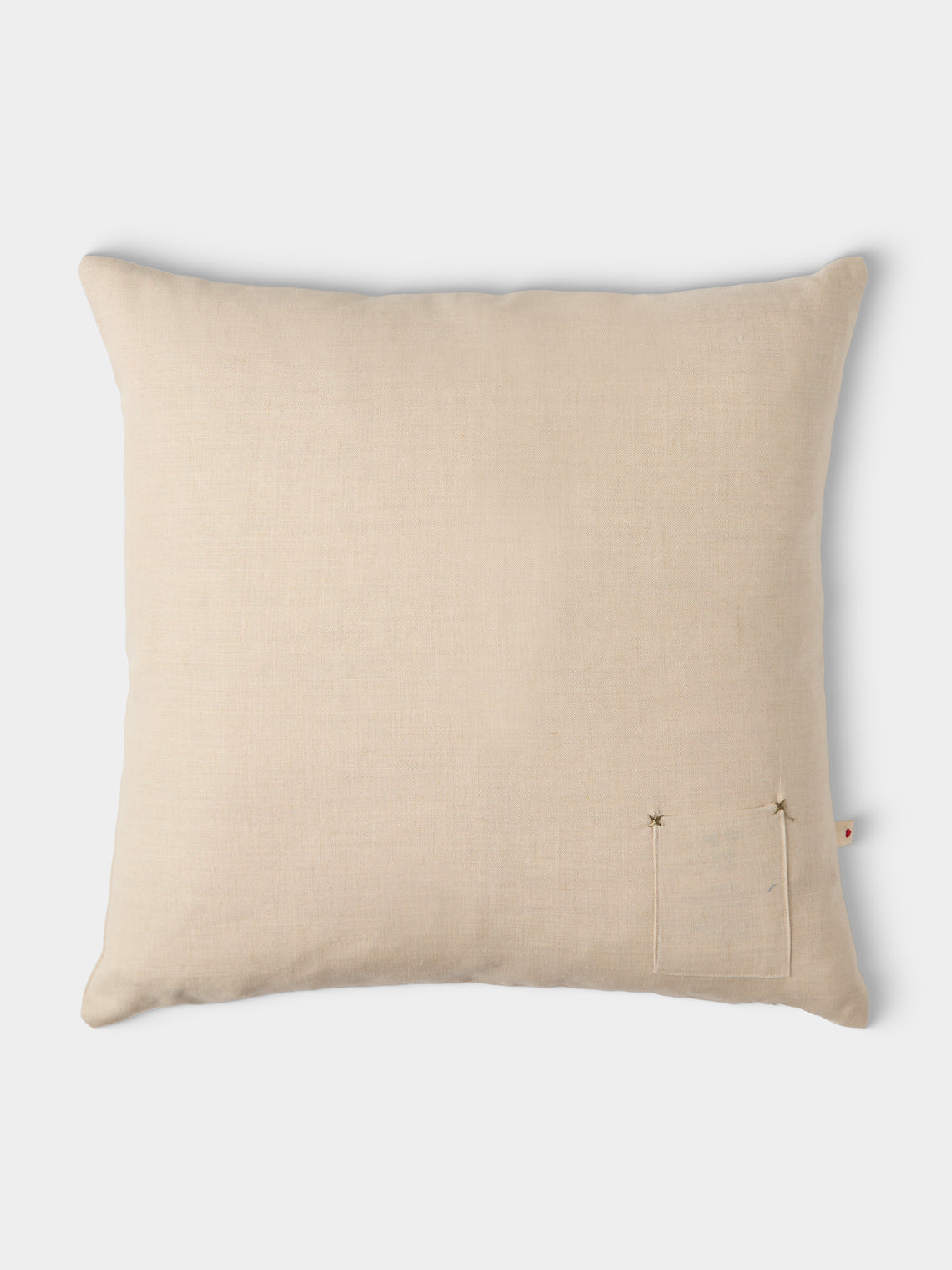 Bokja - Meadow Embroidered Linen Cushion (21.5in/55cm) - Multiple - ABASK