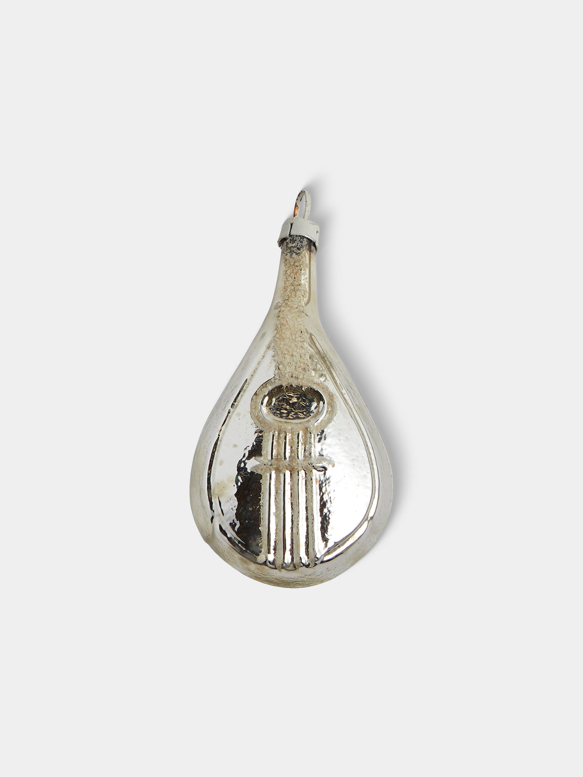 Antique and Vintage - Early-20th-Century Musical Instruments Glass Baubles (Set of 5) - Silver - ABASK