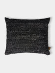 The House of Lyria - Liccio Hand-Dyed Wool Cushion (27.5in/70cm) - Black - ABASK - 
