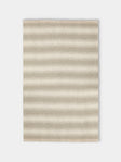 Johnstons of Elgin - Cashmere, Wool and Alpaca Ombré Blanket (79in/2m) - Cream - ABASK - 
