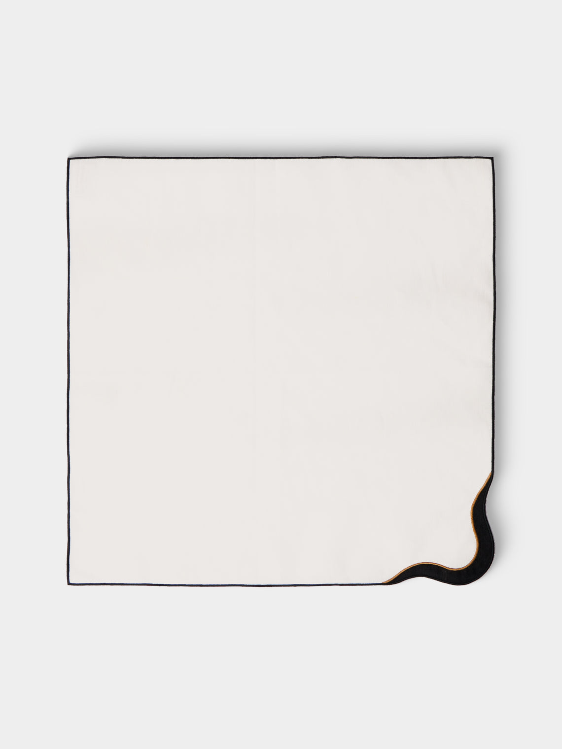 Cosima Swayze - | Set of 4 | x Los Encajeros Wave Linen Napkins - Multiple - ABASK - 