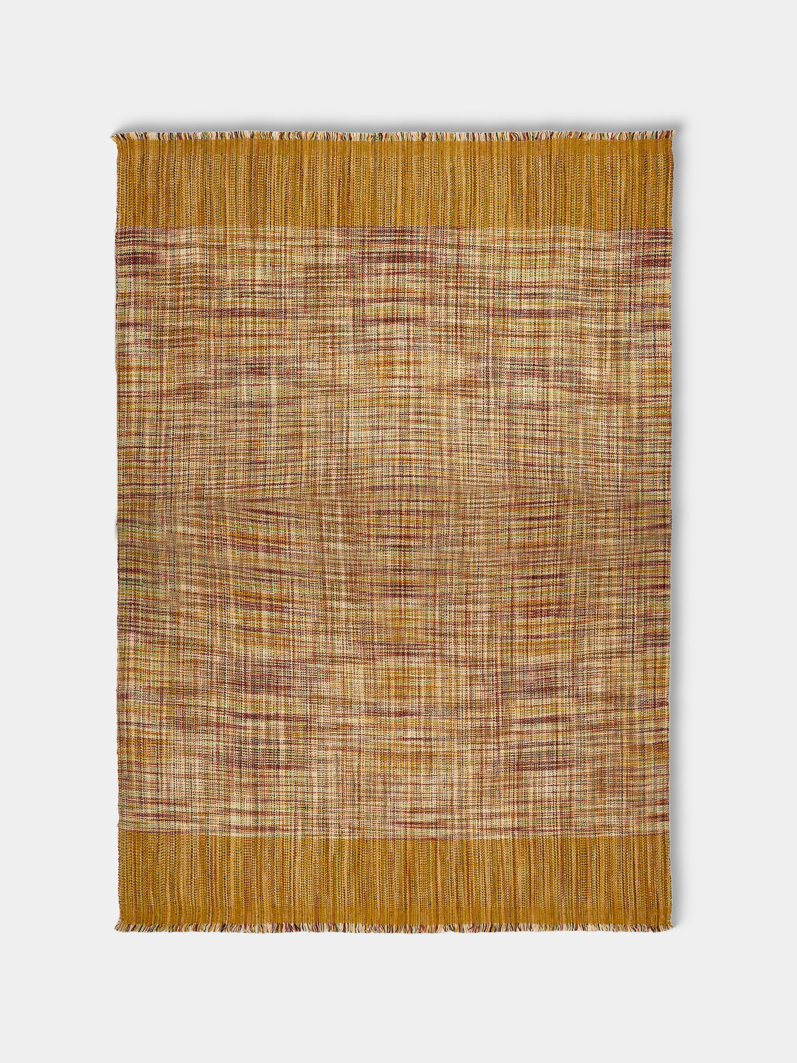 Me & K - Textured Cashmere Throw (75in/1.9m) - Red - ABASK