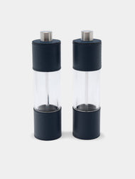 Giobagnara - Otello Leather Salt and Pepper Mills (Set of 2) - Navy - ABASK - 