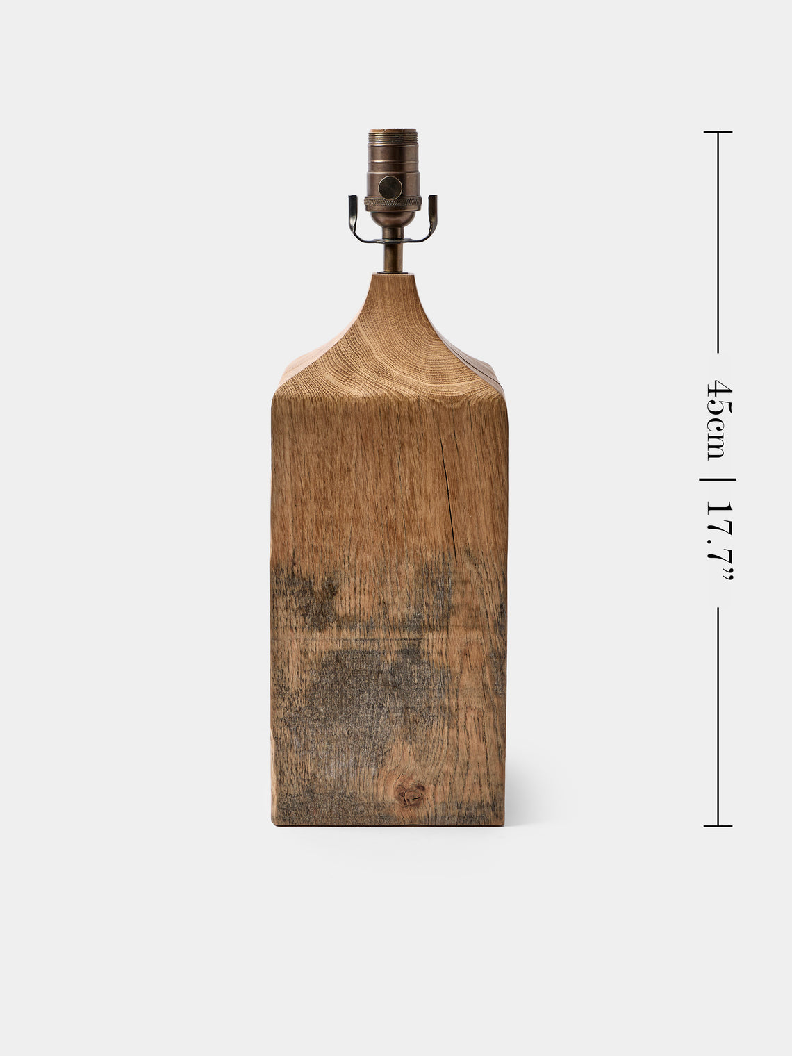 Jamie Gaunt Designs - No. 8 Block Natural Oak Table Lamp - Natural - ABASK