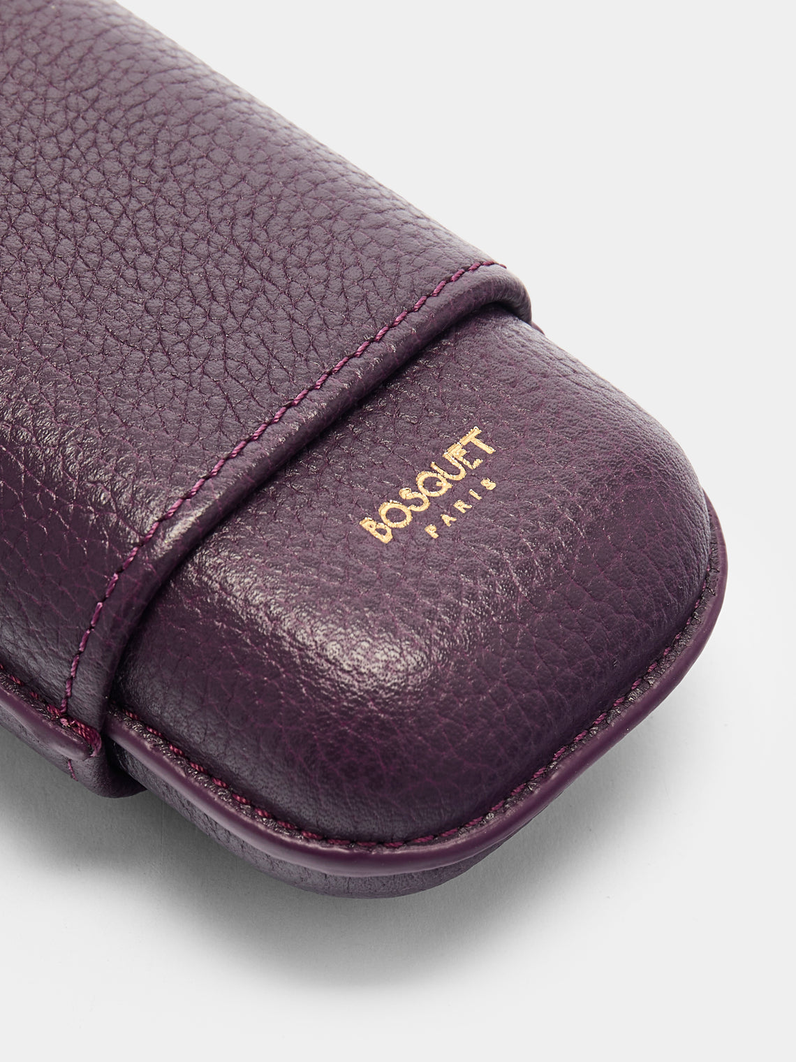 Bosquet Paris - Grained Leather Cigar Case (2 Cigars) -  - ABASK