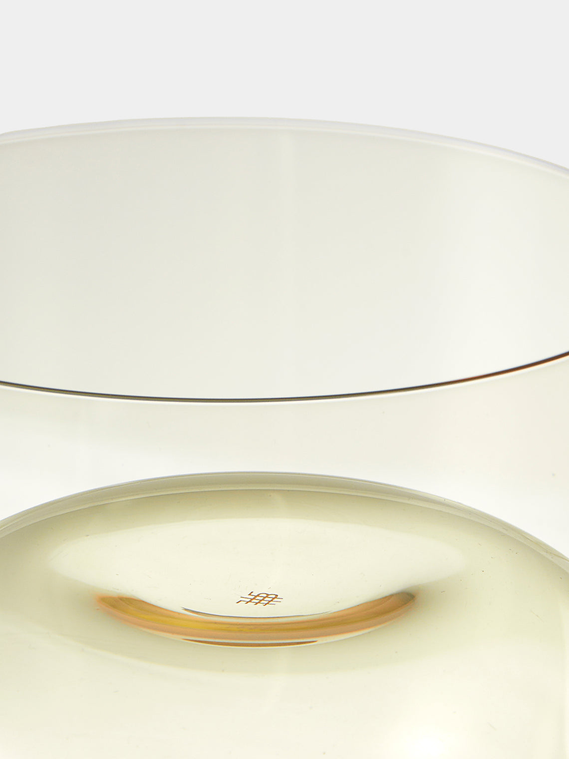 Lobmeyr - | Set of 2 | Alpha Crystal Tumblers - Yellow - ABASK