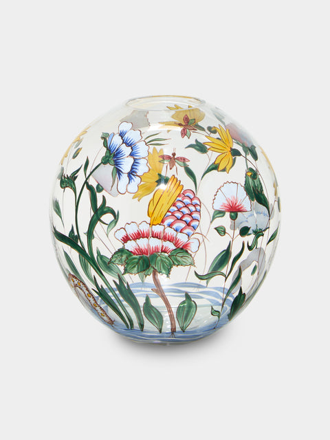 Lobmeyr - BV60 IV Chinese Flowers Hand-Blown Crystal Bud Vase (4in/10cm) - Multiple - ABASK - 