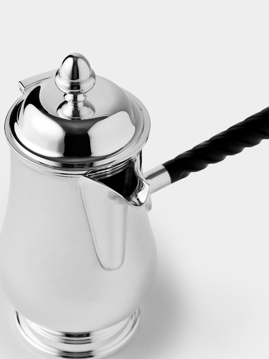 Ercuis - Élégance Rencontre Silver-Plated Chocolate Pot - Silver - ABASK