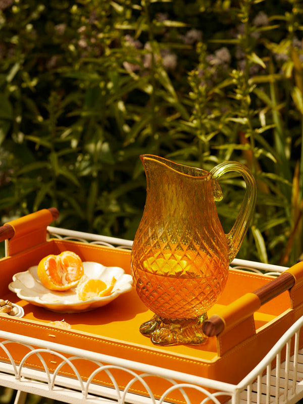 Andrew Iannazzi - Pineapple Hand-Blown Glass Pitcher -  - ABASK