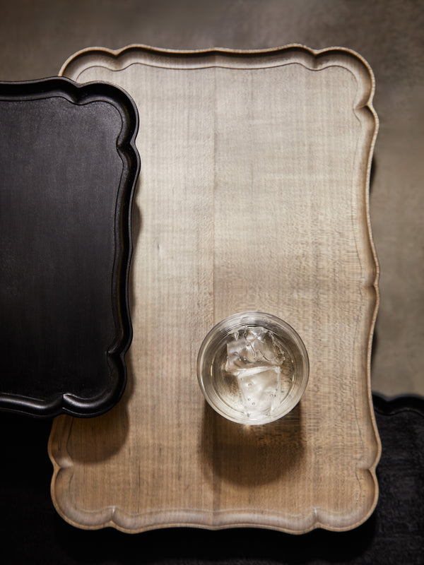 Ifuji - Mignon Hand-Carved Wood Long Tray -  - ABASK