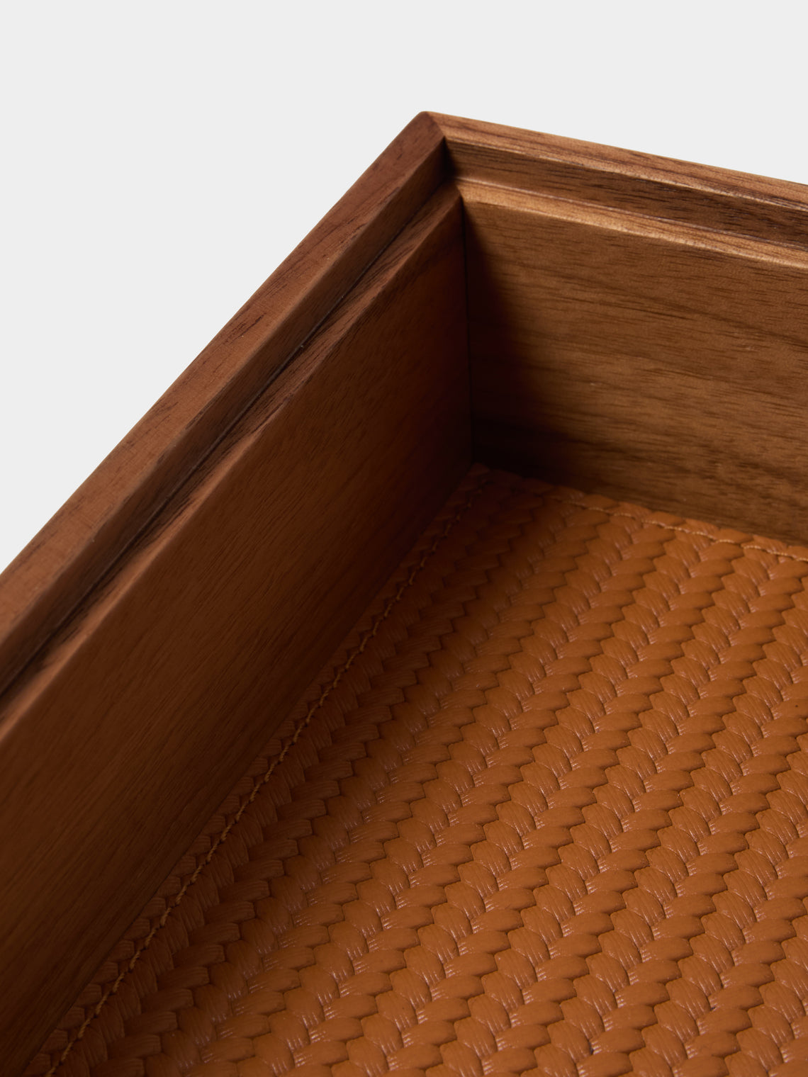 Pinetti - Astrea Leather Small Storage Box - camel - ABASK