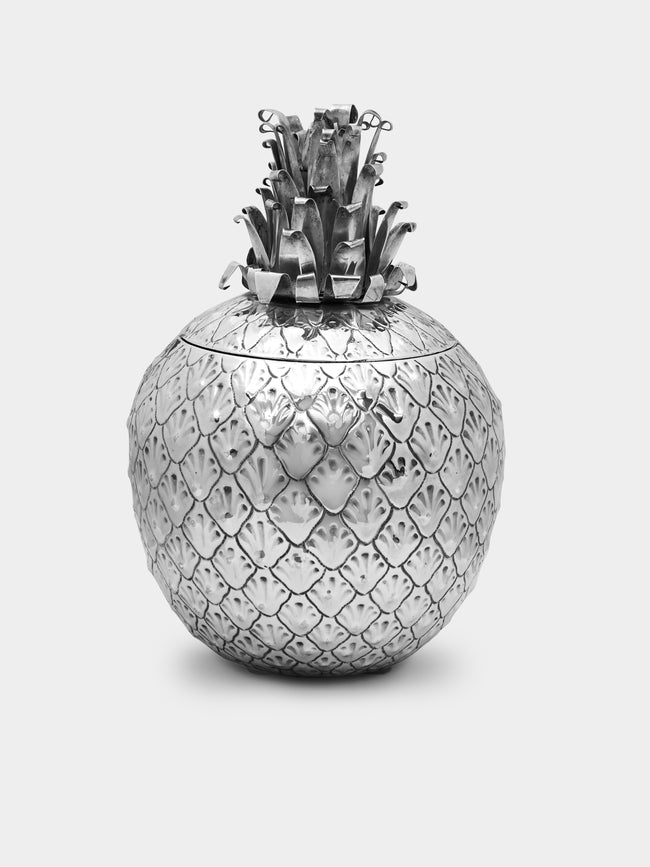 Antique and Vintage - Mid-Century Silver-Plated Pineapple Ice Bucket -  - ABASK - 