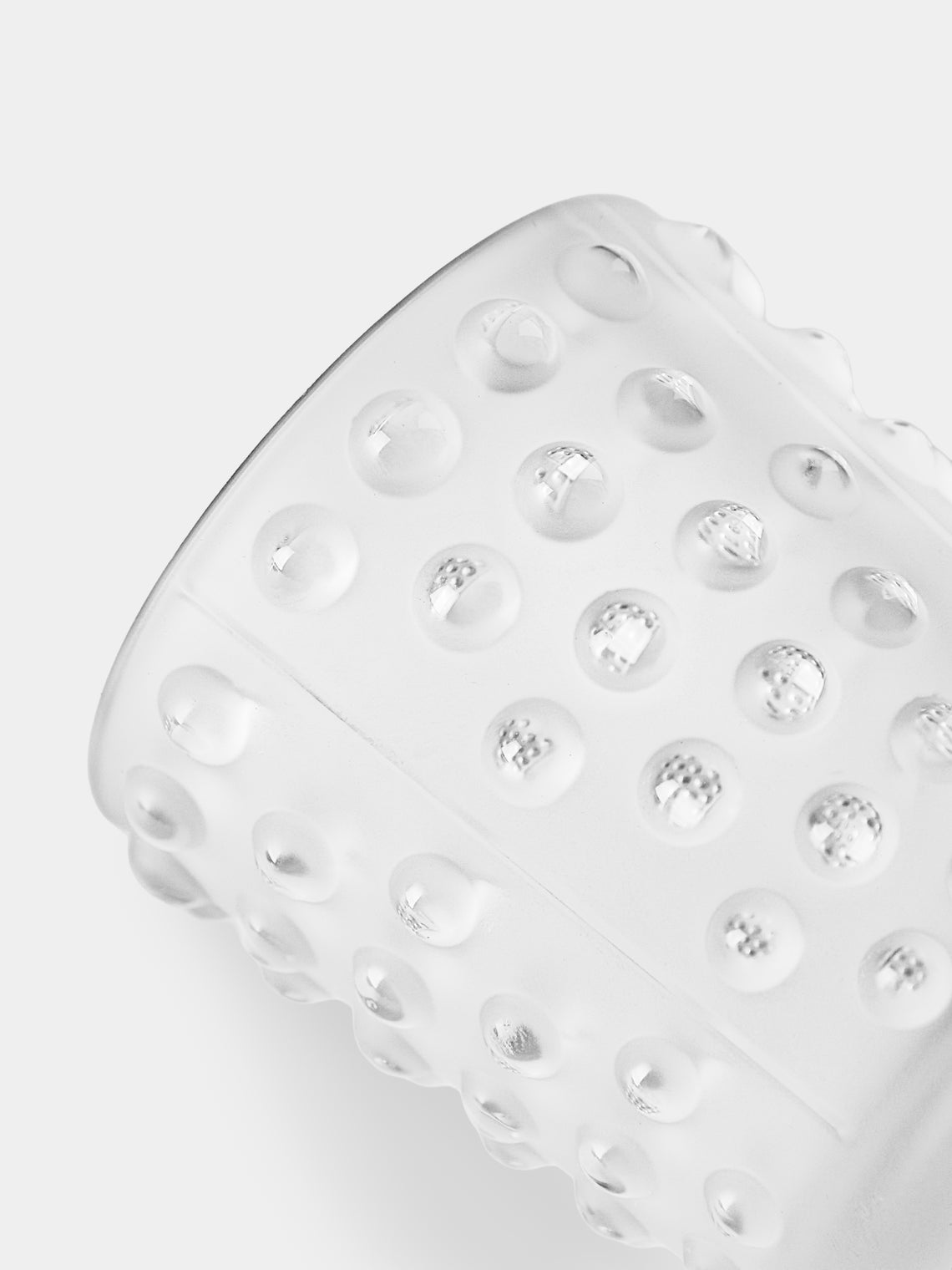 Lalique - | Set of 2 | Mossi Crystal Votives - Clear - ABASK