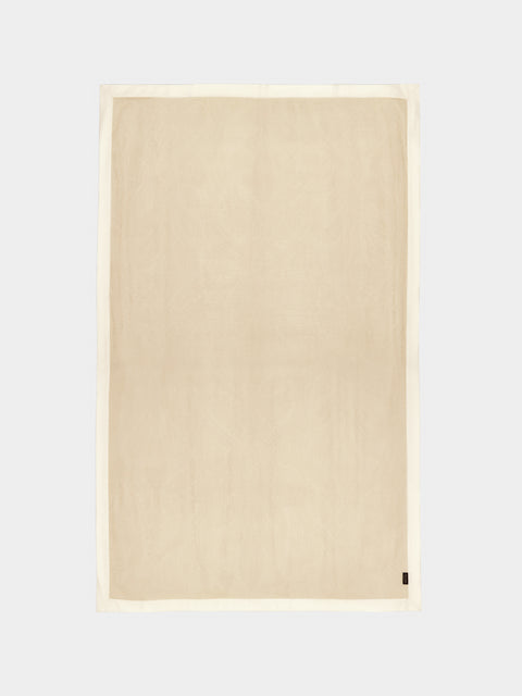 de Le Cuona - Illusion Cashmere Throw (78.5in/2m) - Cream - ABASK