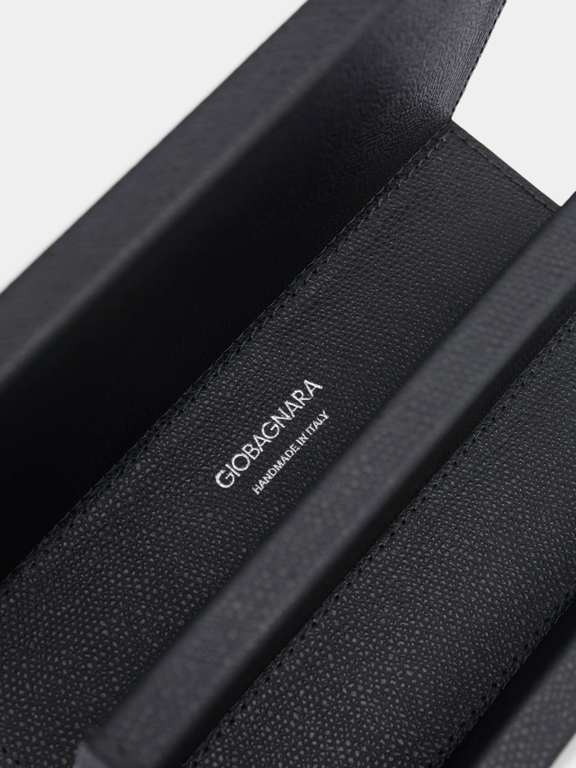 Giobagnara - Arthur Leather Letter Holder - Gray - ABASK